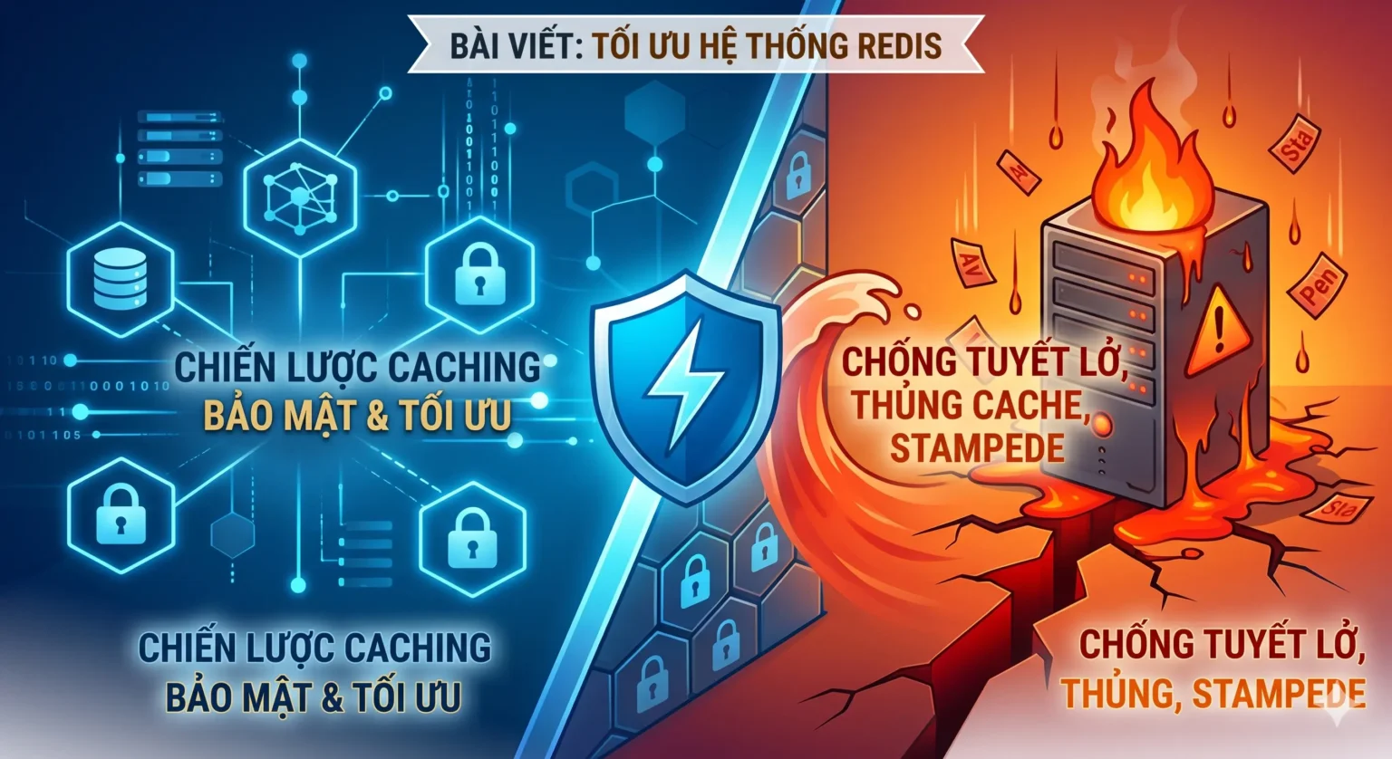 Chiến Lược Caching Redis: Chống Tuyết Lở & Thủng Cache Hệ Thống