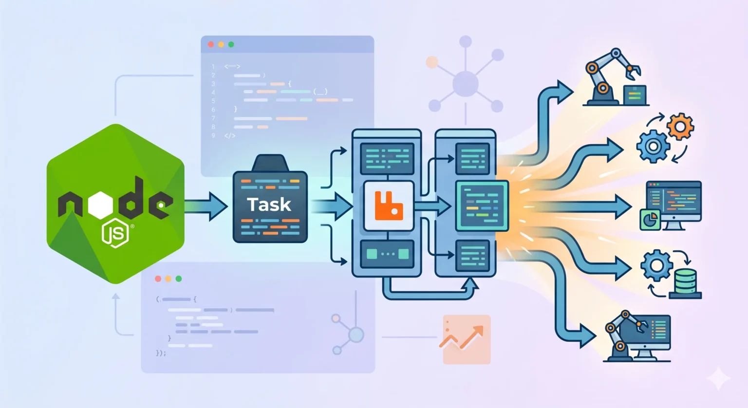RabbitMQ Work Queues Node.js: Hướng dẫn xử lý background task không nghẽn API