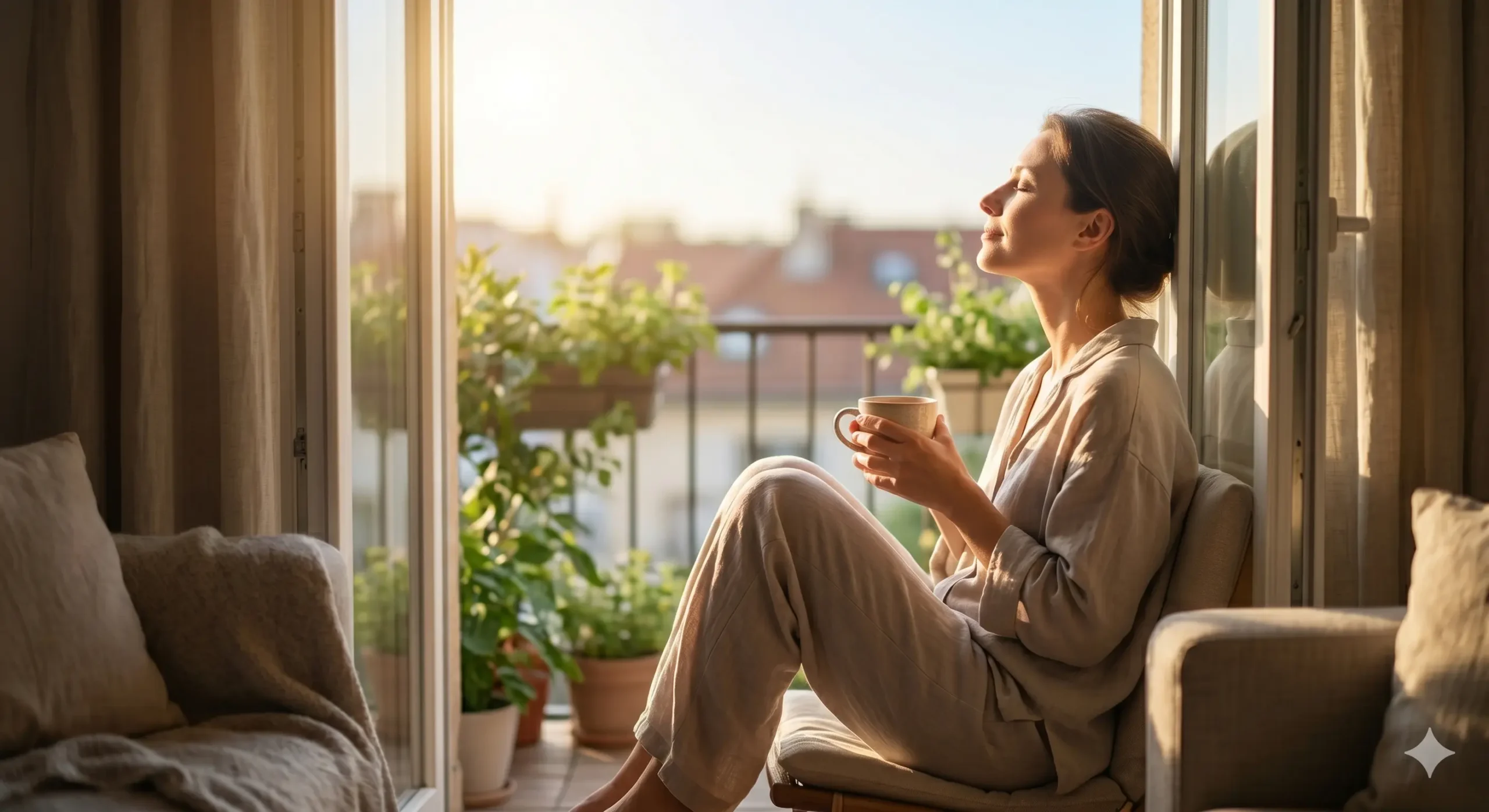 Tắm nắng buổi sáng trước 9 giờ giúp tổng hợp vitamin D tự nhiên