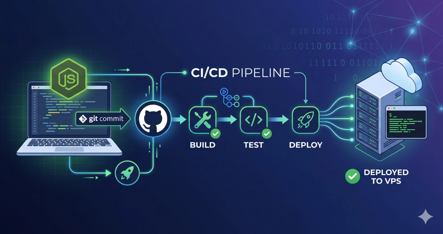 Tự động hóa CI/CD cho Node.js với GitHub Actions: Hướng dẫn từ Zero đến Deploy VPS