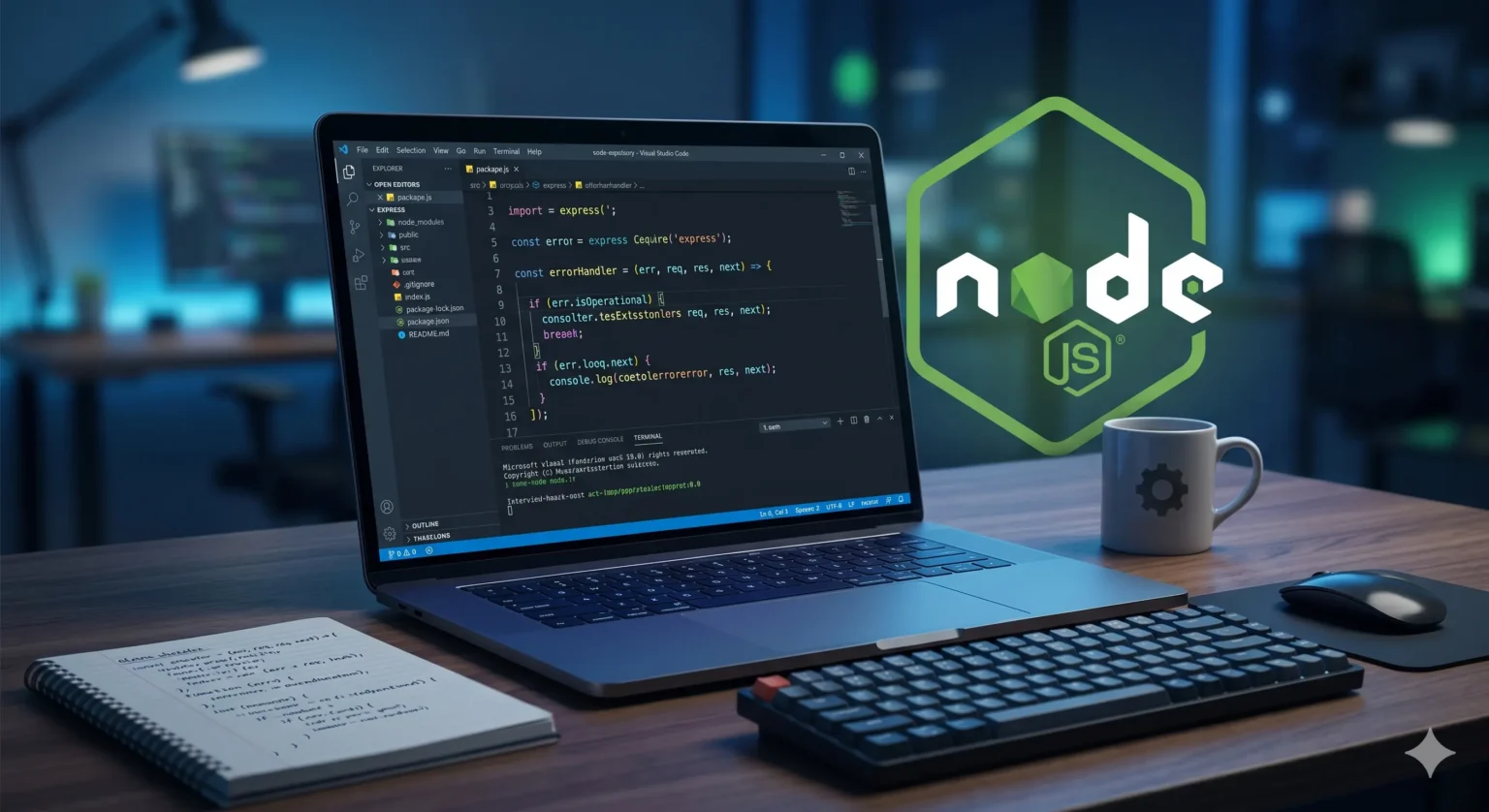 Xử lý lỗi trong Node.js chuyên nghiệp: Hướng dẫn Error Handling từ A-Z