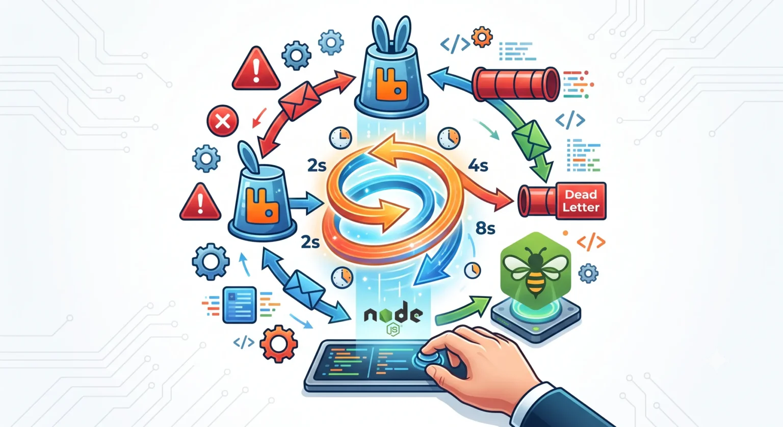 RabbitMQ Auto Retry Consumer: Cơ Chế Thử Lại Lỗi Thực Chiến Với Node.js